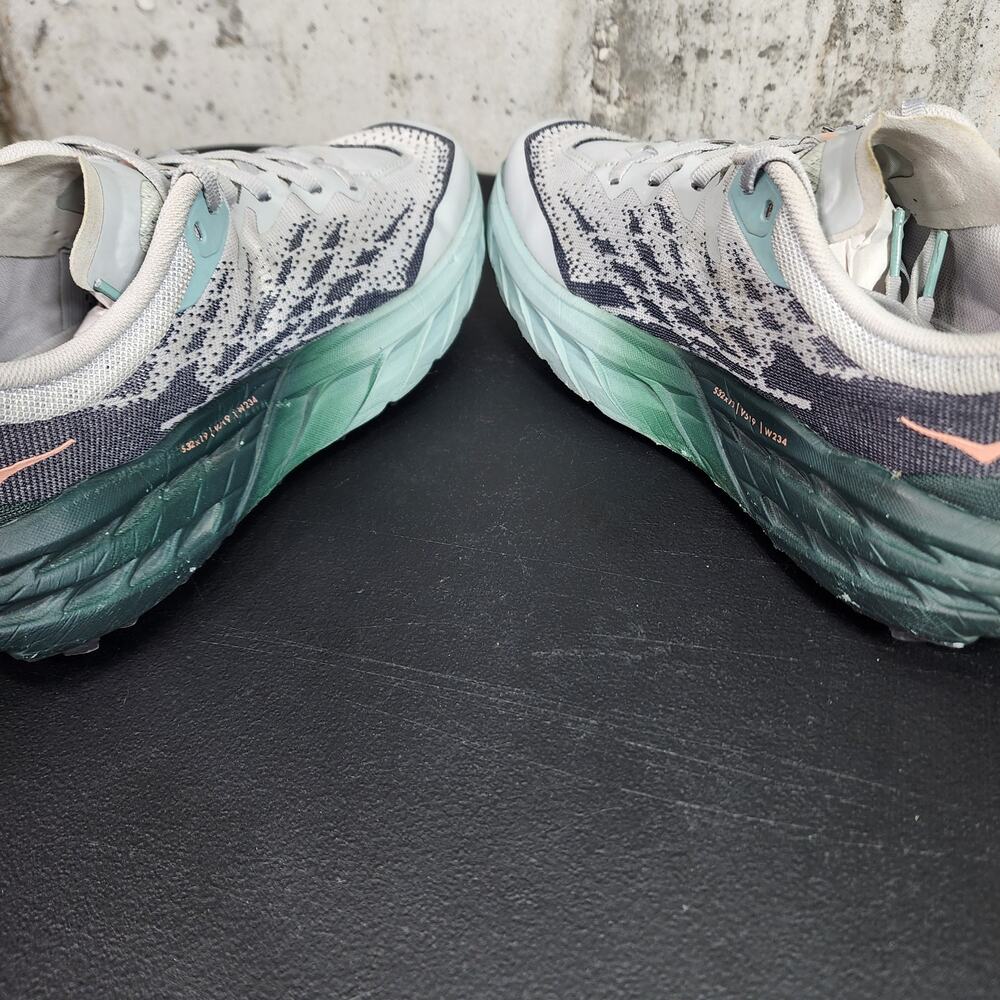 Hoka One One Speedgoat 5 Harbor Mist Spruce Women’s Size 8.5D Trail Running - Picture 7 of 7